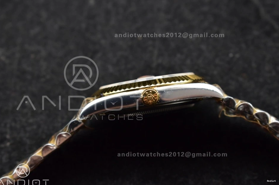 on Dial ARF SS YG SH3235 YG Edition (Gain Jubilee Gray DateJust 41 126333 Best SS 904L Weight) Roman Bracelet Steel Green 1:1 0114